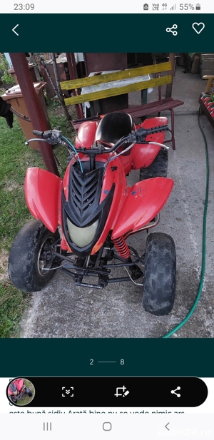 ATV dinli cu motor Dominator Honda 650 cm3 defect de piese.5 000 lei - imagine 2