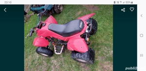 ATV dinli cu motor Dominator Honda 650 cm3 defect de piese.5 000 lei - imagine 6