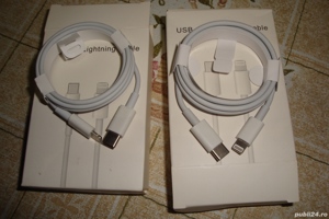 cablu lightning pentru apple iphone transfer date incarcare usb c