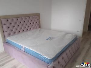 Mobila dormitor   pat tapitat - imagine 3