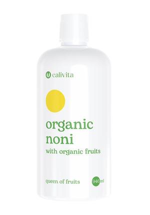 Noni suc organic din struguri albi, cirese negre si rodii organice 947 ml