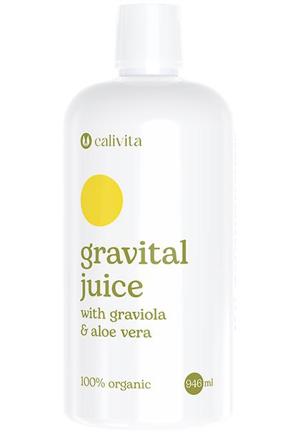 Gravital Juice CaliVita suc de graviola şi aloe vera organice 946 ml