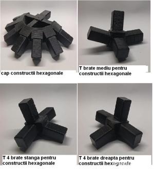 conector 3 brate pline din rasina  corturi, umbrele la diferite unghiuri   teava patrata 20x20x1.5