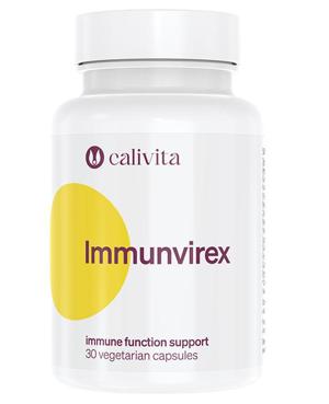 Immun-Virex Calivita 30 cps vegetale, complex antiviral cu quercitina, vitamina D, zinc,lactobacilus