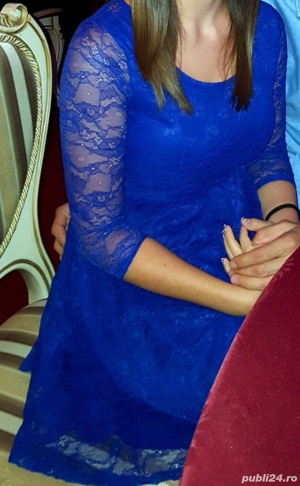 Vand rochita albastra, S, de la H&M - imagine 4