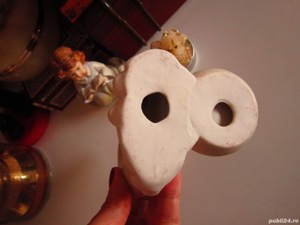 cadou rar Inger dragalas pe luna-suport lumanare portelan colectie Germania1980 - imagine 6