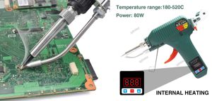 Pistol lipit cu rola atasabila + sarmna + Pensa +Pompa cositor. Nou! - imagine 6