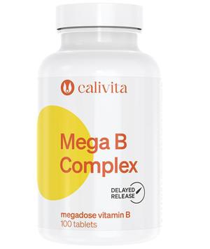 Mega B Complex CaliVita, megadoză vitamina B contribuind la reducerea oboselii psihice si stresului.