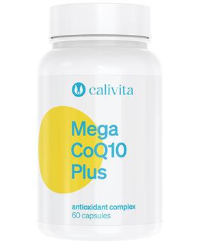 Mega CoQ10 Plus 60 capsule, CaliVita supliment alimentar cu o doza mare de coenzima Q10 si antioxida