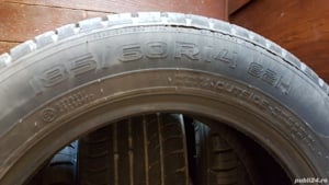Set 4 cauciucuri de vara, marca NOKIAN 185/60/R14/82H,aproape noi - imagine 3