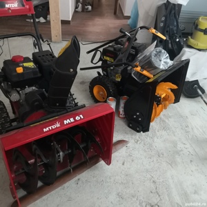 Vand  Freze zapada noi nefolosite,MTD ME61 cu pornire electrica si NAC STP 196-61K pret 1000 EURO