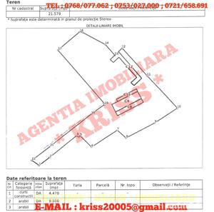 TEREN 21579 Mp. Curs Construcții + 4 Anexe La 35 Km Pitești - Buzoești - imagine 8