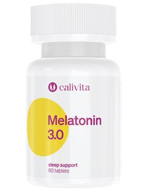 Melatonin 3.0 CaliVita 60 tablete supliment pentru un somn relaxant, ameliorarea starii de oboseala.