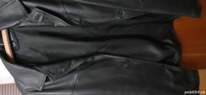 Sacou bărbătesc din piele - imagine 4