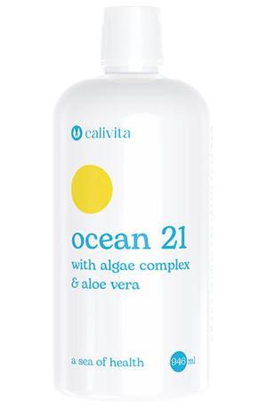 Ocean 21 CaliVita 946 ml, detoxifiere si regenerare cu extract de alge marine, pau d arco, aloe vera