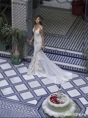 Rochie de mireasa - Natalia Vasiliev S M 36 - imagine 10