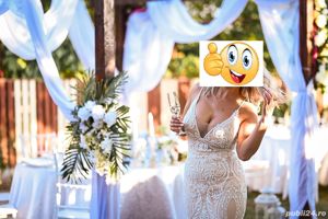 Rochie de mireasa - Natalia Vasiliev S M 36 - imagine 4