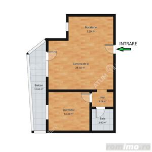 Apartament cu 2 camere si terasa etajul 1 zona Rahovei - imagine 6