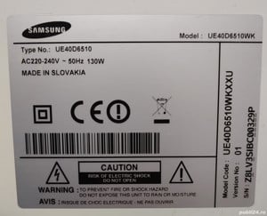 Piese Samsung UE40D6510 compatibil cu UE40D6530 si UE40D6537