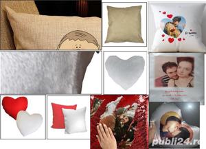 PERNA INIMA   PATRATA 40CMX40CM=50lei  20cmx20cm =30lei -  PERSONALIZATA (alba cu rosu)
