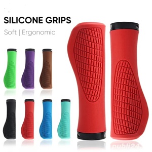 Manșoane grip colorate ergonomice lock on bicicleta trotineta ghidon mtb cursiera bmx Downhill 