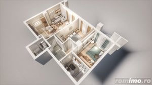 Apartament spatios cu 3 camere si bucatarie separata etaj intermediar - imagine 9