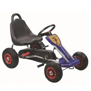 GO Kart cu pedale, Kinderauto A-05-1, roti Gonflabile - imagine 2