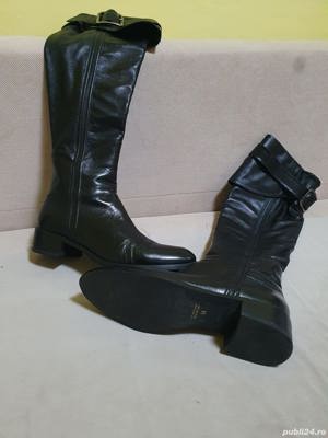 cizme de dama din piele naturala - imagine 2