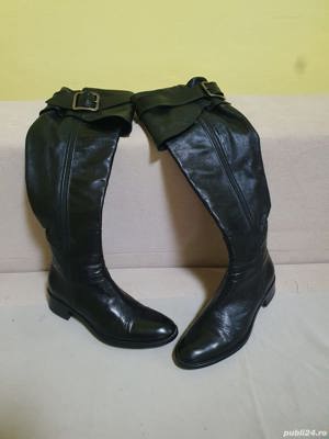 cizme de dama din piele naturala - imagine 3