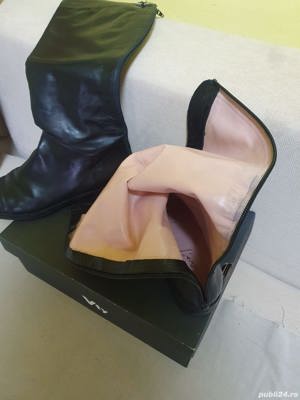 cizme de dama din piele naturala - imagine 2