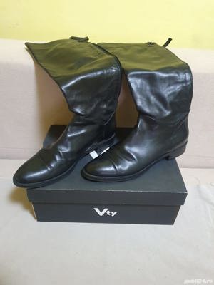 cizme de dama din piele naturala - imagine 3