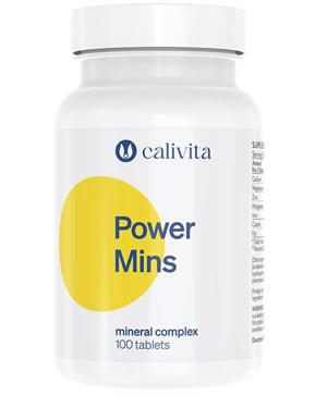 Power Mins CaliVita 100 tablete, complex de minerale pentru buna funcţionare a proceselor din organi