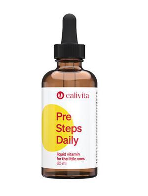 Pre Steps Daily CaliVita 60ml, multivitamine lichide special concepute pentru bebeluşi şi copii mici