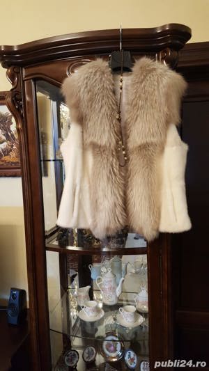Vesta alba blana naturala - imagine 3