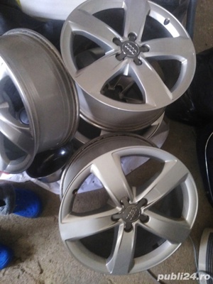 Jante  R 18 originale, pentru Audi ,in stare foarte buna - imagine 7