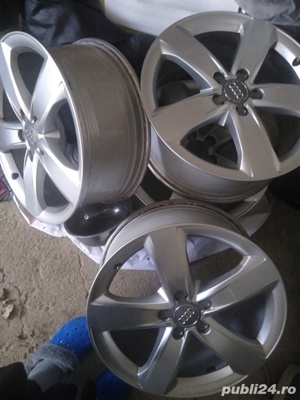 Jante  R 18 originale, pentru Audi ,in stare foarte buna - imagine 9