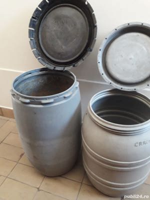 Butoaie plastic cu capac