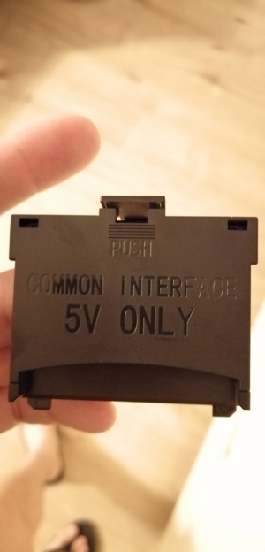 Common Interface Card Adapter Slot 5V SAMSUNG TV 1279PTCF 3709-001791 - imagine 2