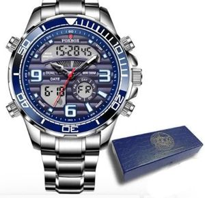 Ceas business digital cu afisaj dual Quartz - imagine 4