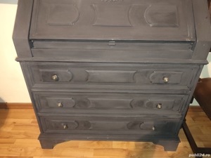 Secretaire comoda baroc lemn masiv  - imagine 8