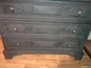 Secretaire comoda baroc lemn masiv  - imagine 2