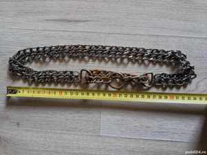 Pet Expert Zgarda Lant Dublu 60 cm - imagine 3