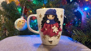 Cadou fetite, sotie iubita cana papusa handmade - imagine 3