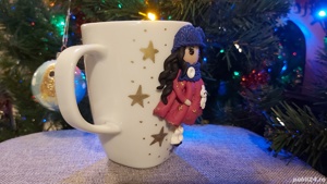 Cadou fetite, sotie iubita cana papusa handmade - imagine 2