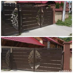 Confectionam porti, garduri, balcoane, balustrade, focare etc din tabla decupata cu plasma - imagine 15