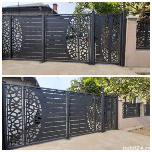 Confectionam porti, garduri, balcoane, balustrade, focare etc din tabla decupata cu plasma - imagine 16