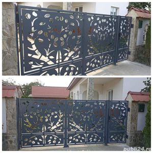 Confectionam porti, garduri, balcoane, balustrade, focare etc din tabla decupata cu plasma - imagine 8