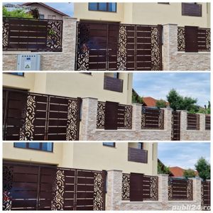 Confectionam porti, garduri, balcoane, balustrade, focare etc din tabla decupata cu plasma - imagine 20