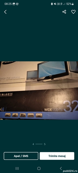 Televizor lcd 32a samsung nou - imagine 2