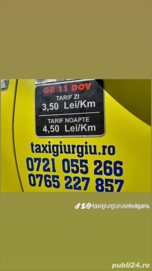Dov Taxi Giurgiu Ruse Bulgaria  - imagine 10